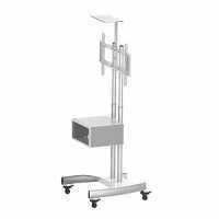 мобильная стойка 2MVESA MediaStand 20 MDS-0020-S серебристый