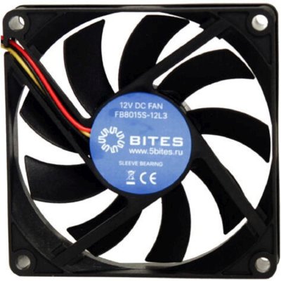 кулер 5bites FB8015S-12L2 Черный