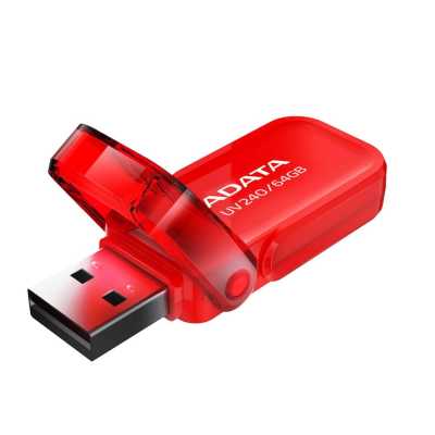 флешка A-Data 64GB UV240 Red Красный
