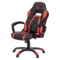игровое кресло A4Tech Bloody GC-250 черный-красный