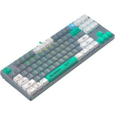 клавиатура A4Tech Bloody S87 Energy Ash Серый-зеленый