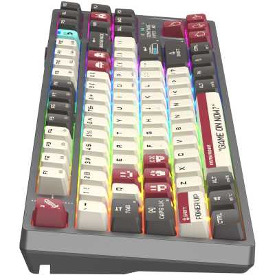 клавиатура A4Tech Bloody WS87 Grey/Red Серый-красный