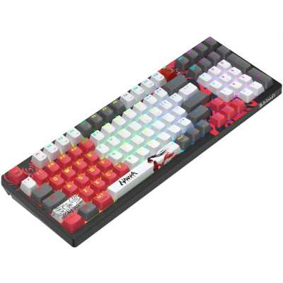 клавиатура A4Tech Bloody WS98 Naraka Белый, серый, красный