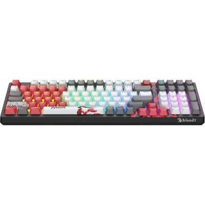 клавиатура A4Tech Bloody WS98 Naraka Белый, серый, красный