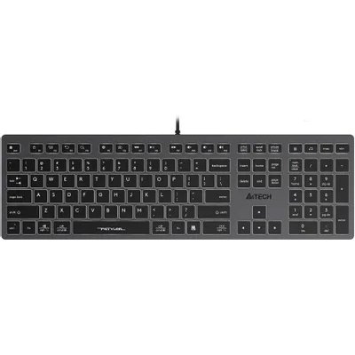 клавиатура A4Tech Fstyler FX60H Grey White Черный-серый