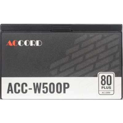 блок питания Accord 500W ACC-W500P Черный