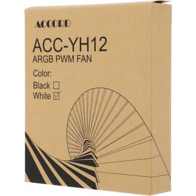 кулер Accord ACC-YH12 ARGB White Белый