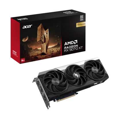 видеокарта Acer AMD Radeon RX 9070 XT Nitro OC 16GB DP.Z4DWW.P01