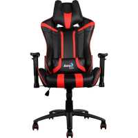 игровое кресло AeroCool AC120-BR черно-красный