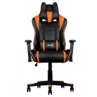 игровое кресло AeroCool AC220-BO черно-оранжевый