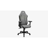 игровое кресло Aerocool Crown AeroSuede Stone Grey черно-серый