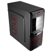 корпус AeroCool V3X Advance Red Edition 500W