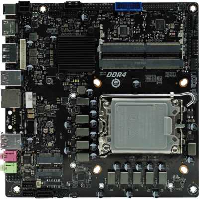 материнская плата Afox AFMIQ670D4-MI4-V2 Черный