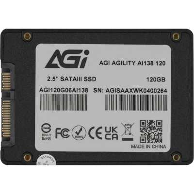SSD диск AGI AI138 120Gb AGI120G06AI138-CB Черный
