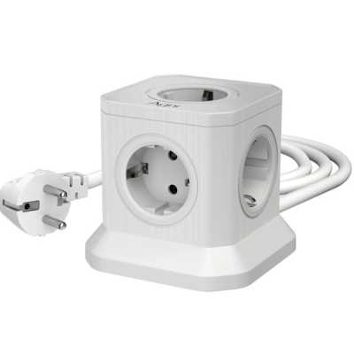 сетевой фильтр AGNI TP-VE4U5E-2m-white белый