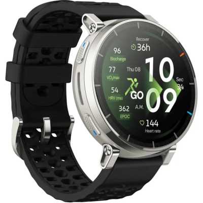 смарт часы Amazfit Active 3 Premium Black-Silver