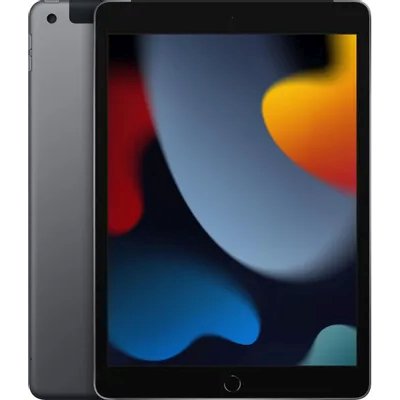 планшет Apple iPad 2021 10.2 Wi-Fi+Cellular 64Gb Space Gray MK663VC/A Серый космос