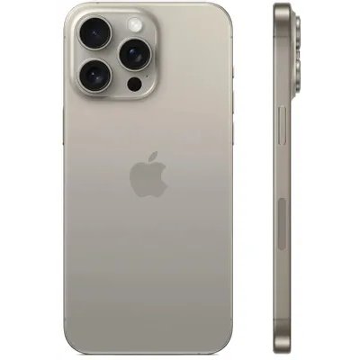 смартфон Apple iPhone 15 Pro Max 512GB Natural Titanium MU7E3AA/A бежевый титан