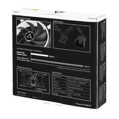 кулер Arctic BioniX F120 White