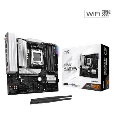 материнская плата ASRock B850M Pro RS WiFi Черный