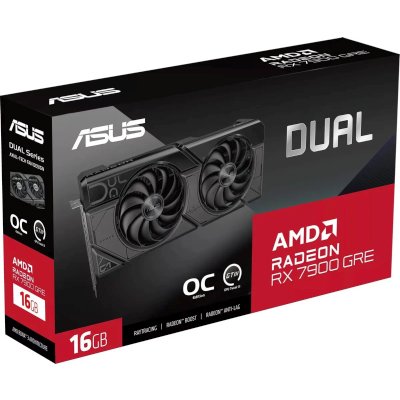 видеокарта ASUS AMD Radeon RX 7900 GRE 16Gb DUAL-RX7900GRE-O16G