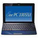 нетбук ASUS EEE PC 1005HA-H 1/160/Blue/Win XP