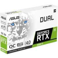 видеокарта ASUS nVidia GeForce RTX 3060 Ti 8Gb DUAL-RTX3060TI-O8GD6X-WHITE