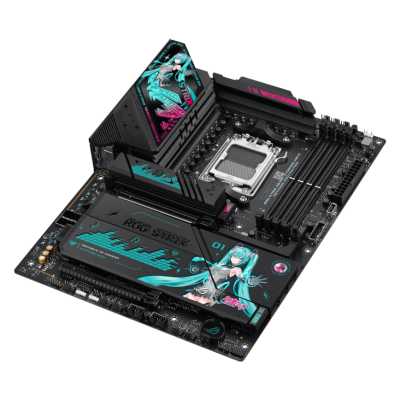 материнская плата ASUS ROG Strix X870E-H Gaming WiFi7 Hatsune Miku Черный