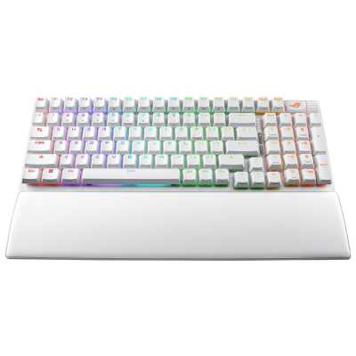 клавиатура ASUS ROG X901 Strix Scope II 96 Wireless White 90MP037A-BKRA30 Белый