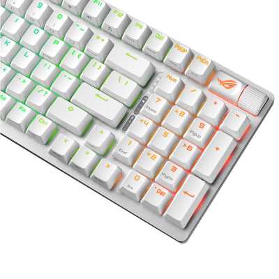 клавиатура ASUS ROG X901 Strix Scope II 96 Wireless White 90MP037A-BKRA30 Белый