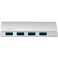 разветвитель USB Belkin F4U088vf серебристый