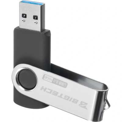 флешка BigTech 16GB UFD024 Черный, серебристый