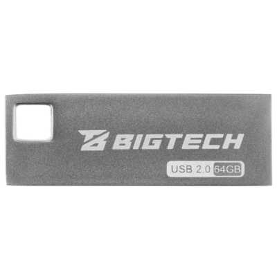 флешка BigTech 64GB UFD012 Серебристый