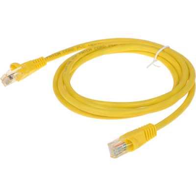 патч-корд Buro UTP-5E-1,5M-Y Желтый