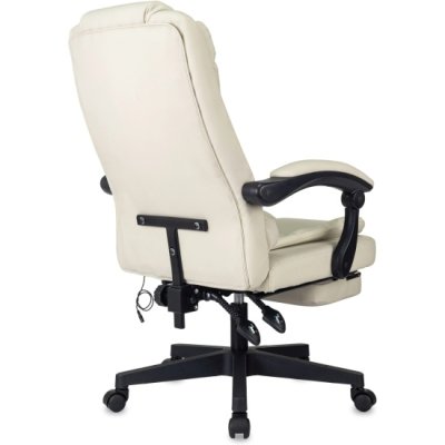 офисное кресло Бюрократ CH-BOSS/IVORY-PU
