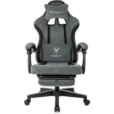 игровое кресло Бюрократ KNIGHT NITRO/F DGR серый