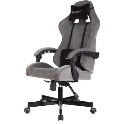 игровое кресло Бюрократ Knight Terminator GR серый