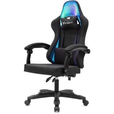 игровое кресло Бюрократ KNIGHT WOLF RGB B черный