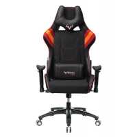 игровое кресло Бюрократ VIKING 4 AERO RED черно-оранжевый