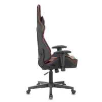 игровое кресло Бюрократ VIKING ZOMBIE A4 RED черно-красный