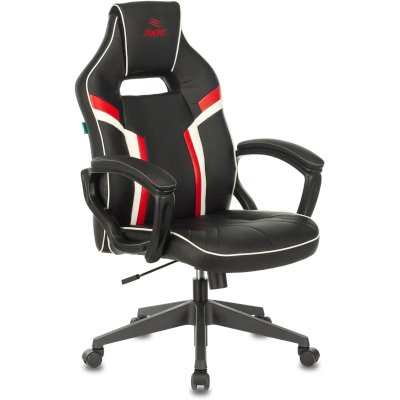 игровое кресло Бюрократ VIKING ZOMBIE Z3 RED черный-красный