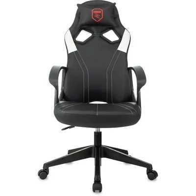 игровое кресло Бюрократ ZOMBIE 50 Black/White черно-белый