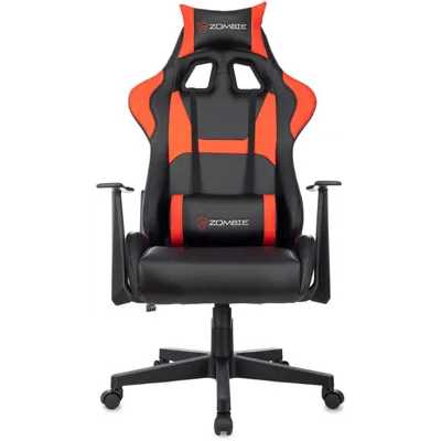 игровое кресло Бюрократ ZOMBIE Game Penta Black/Red черно-красный