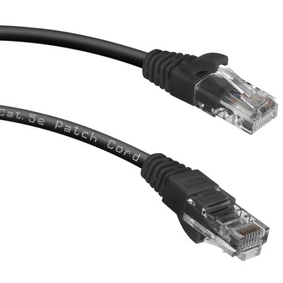 патч-корд Cabeus PC-UTP-RJ45-CAT.5E-0.15M-BK Черный