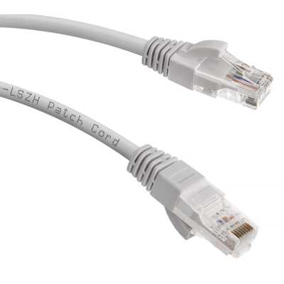 патч-корд Cabeus PC-UTP-RJ45-CAT.5E-2M-LSZH Серый