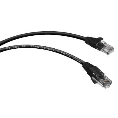 патч-корд Cabeus PC-UTP-RJ45-Cat.6-1.5m-BK-LSZH