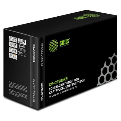 картридж Cactus CS-CF280XS черный