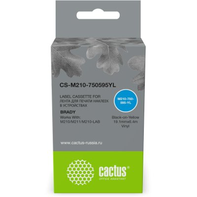 картридж Cactus CS-M210-750595YL черный