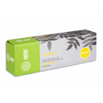 картридж Cactus CS-PH6125Y желтый