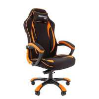 игровое кресло Chairman Game 28 Black-Orange черно-оранжевый